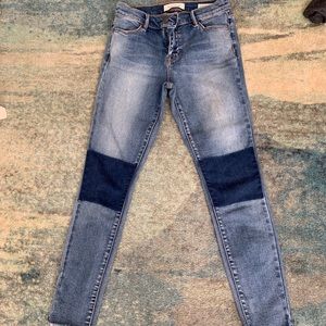 PacSun Patch Skinny Jeans. Size 25!